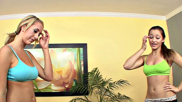 Lesbian Yoga Affection