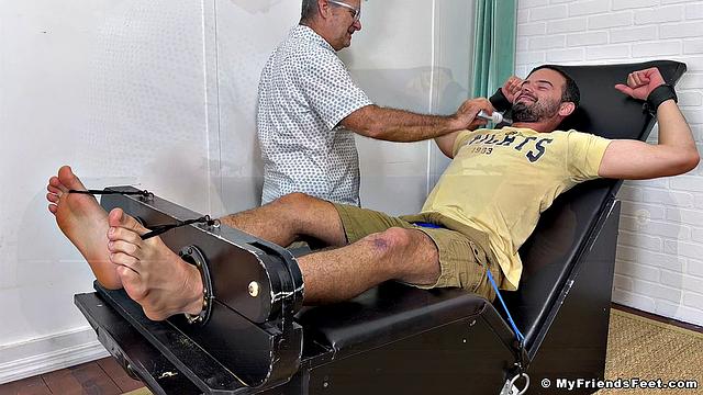 Thom Pit Tickled & Foot Worshipped - Thom