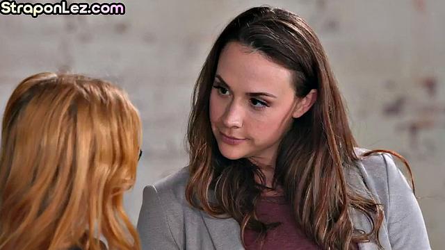 Horny babe analtoying her ginger BFF