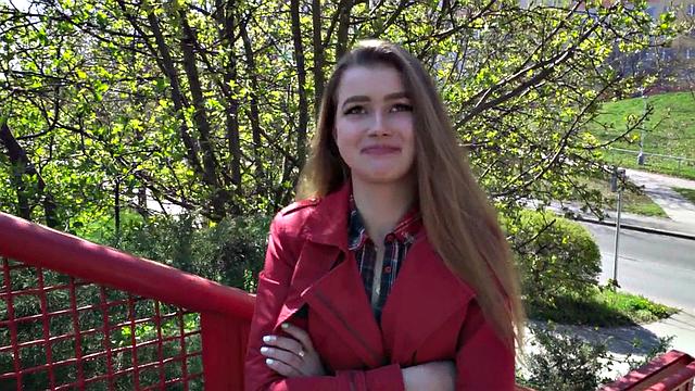 Public beauty fucked by dirty dick in wet pussy