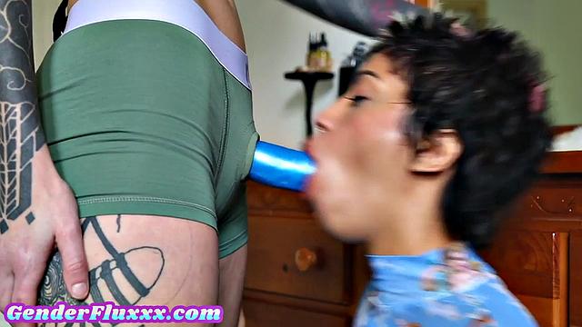 New amateur trans in nasty fuck