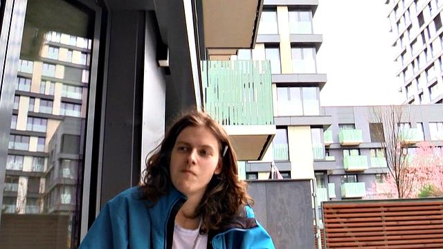 Sweet long-haired euro twink barebacked in POV on bed