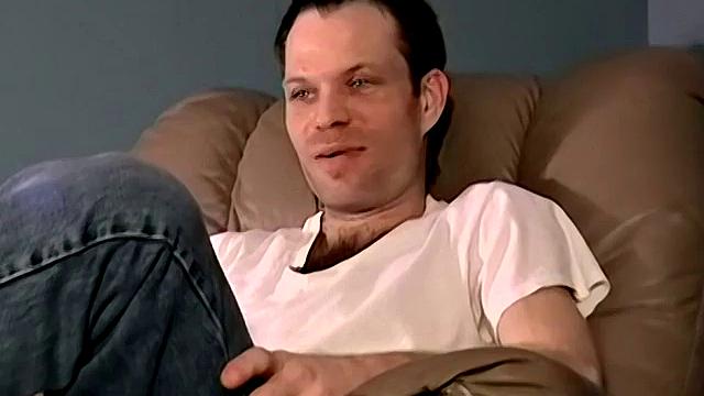 Hairy Bi Guy John Strokes It - John