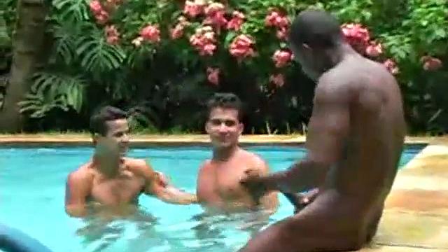 Pool Side Brazilian Orgy