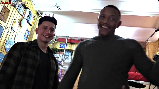 Muscular Black Booty Tag Teamed - 2 Cousins and 1 BF (Part 2)