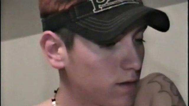 Hawkeye is enjoying some time relaxing in a hot tub, with a girlie magazine and his hard cock that he rubs all over the naked on the pages.