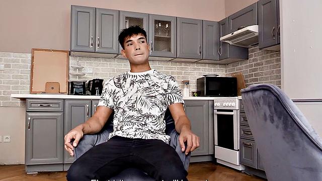 Handsome stud fucked by horny gay.