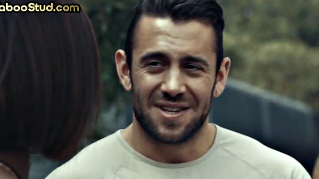 Taboo jock barebacked in sauna by stepbrothers