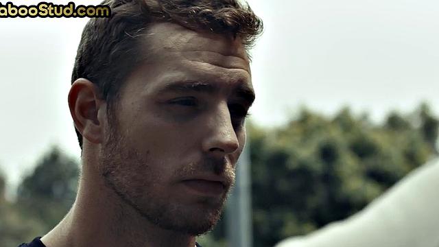 Taboo jock barebacked in sauna by stepbrothers