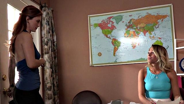 Busty ginger girlfriend riding bf during secret rean de vous