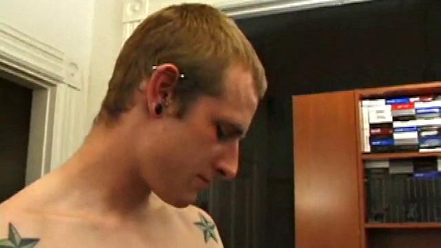 Torque and Austin suck cock together and get each other hard