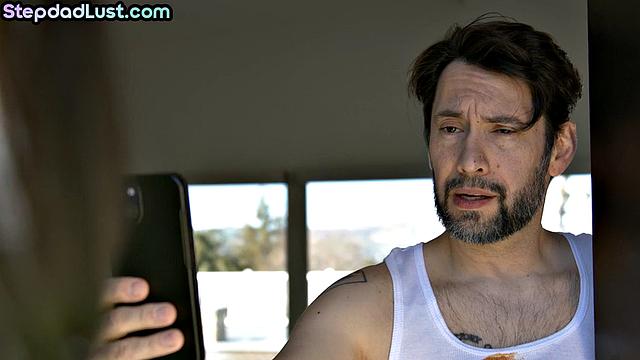 Petite 21yo babe bouncing on DILF