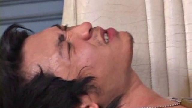 Asian boy Seth sits in the chair and beats off, while Nae stands over him squirting, still horny, Nae decides to give Seth a good fuck, sitting in the chair Nae has Seth straddle him and slowly squat fuck his stiff cock.