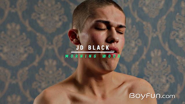 JD Black goes wild with deep gay action