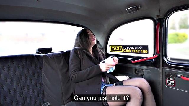 Throating cab POV slut drilled in doggystyle