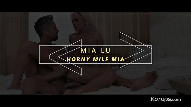 Mia Lu strips down and rides hard cock for a wild, passionate fuck