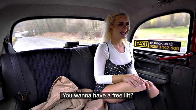Blonde Brit Fucked by Cabbie