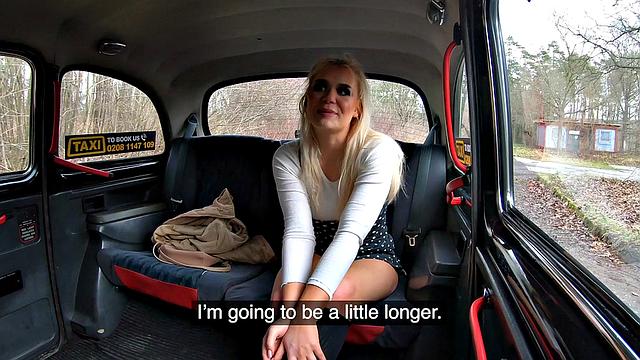 Blonde Brit Fucked by Cabbie