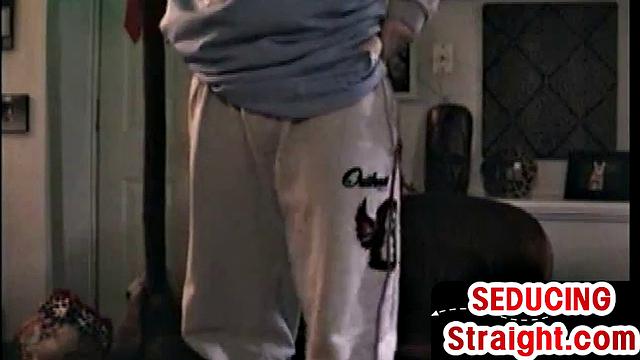 Real retro amateur guy sucked by hungry DILF at home