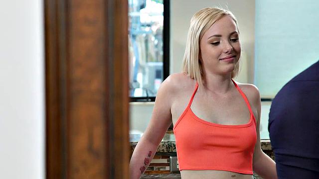 Dirty stepsis in pussybanged 3some