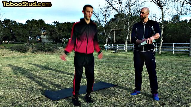 Athletic stud gets doggystyled by Boyfriend