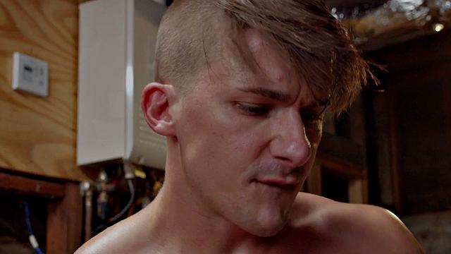 Straight married stud banging with jock after bj