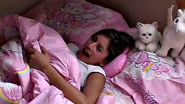 Trixie goes solo in POV fingering her pussy