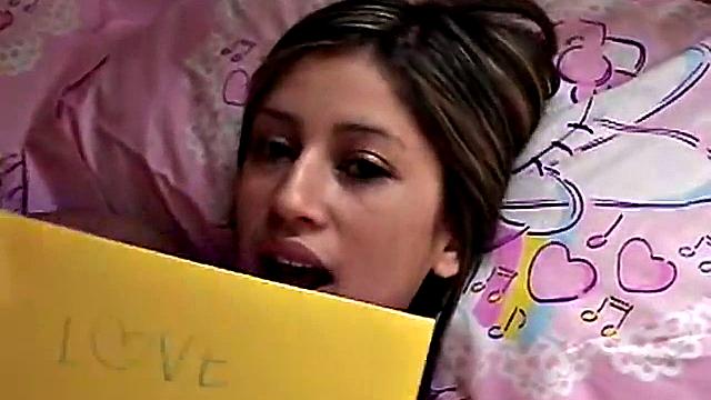 Trixie goes solo in POV fingering her pussy