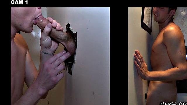 Real sr8 fooled into giving facial to man after gloryhole BJ