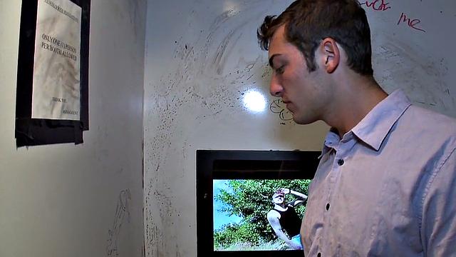 Real sr8 fooled into giving facial to man after gloryhole BJ