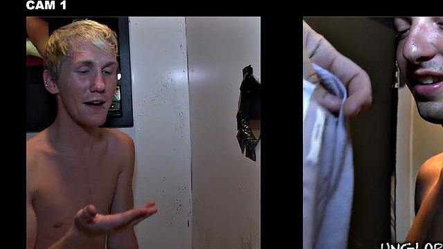 Real sr8 fooled into giving facial to man after gloryhole BJ