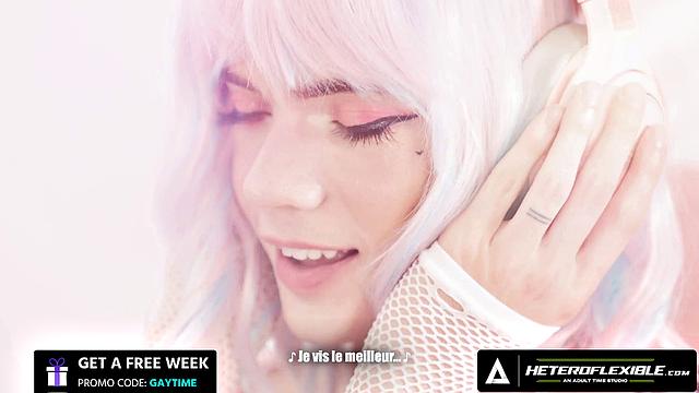 HETEROFLEXIBLE - Femboy Sam Ledger's Hole Destroyed By Leo Louis' Dick! FRENCH SUBTITLES