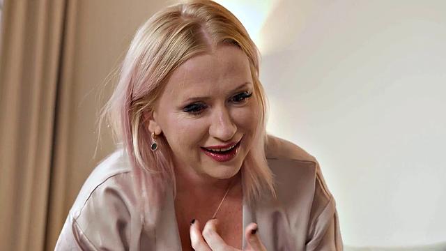 SHAME4K. Stud fucks mature teacher who is at the same time webcam model