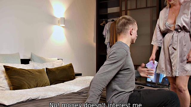 SHAME4K. Stud fucks mature teacher who is at the same time webcam model