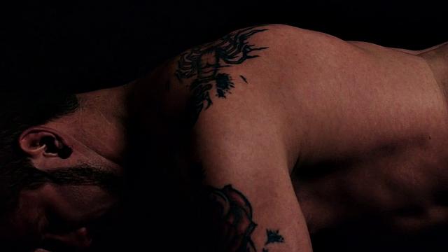 Barebacked stud drilled in anal by male dick