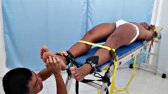 Hunter On Tickle Rack