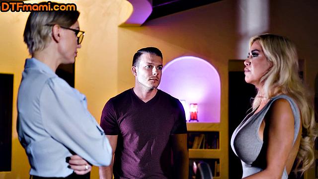 Cockhungry sluts drilled hard in 3some