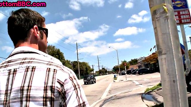 Real black thug throatfucked