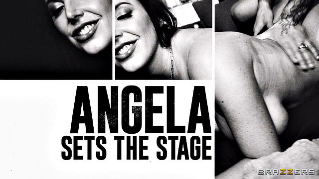 Angela Sets Stage