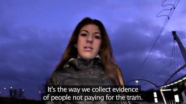 Hot Brunette Gets Pounded Hard While Paying Attention To The Law