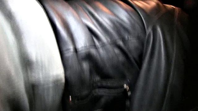 Hot Brunette Gets Pounded Hard While Paying Attention To The Law