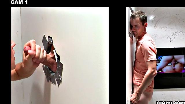 Real straight stud sucked by gay till facial cumshot