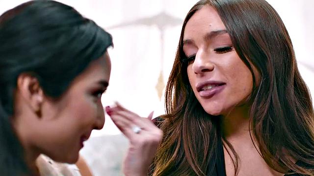 Dirty slut enjoys eating her naughty friend