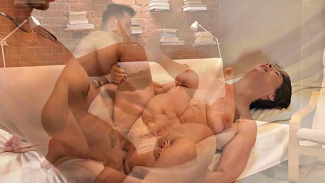 SHAME4K. Guy has no birthday gift but his cock is enough for the mature