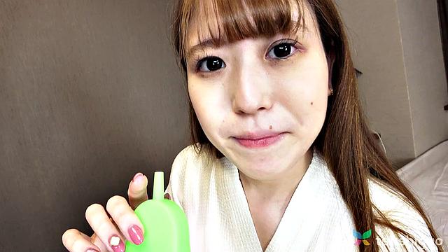 Natsu Ogura makes a video for her daddy to watch