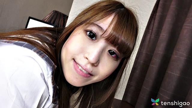 Natsu Ogura makes a video for her daddy to watch