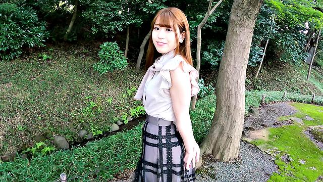 Natsu Ogura makes a video for her daddy to watch