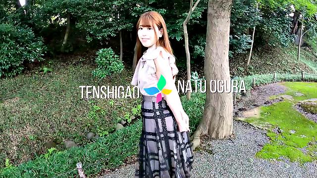 Natsu Ogura makes a video for her daddy to watch