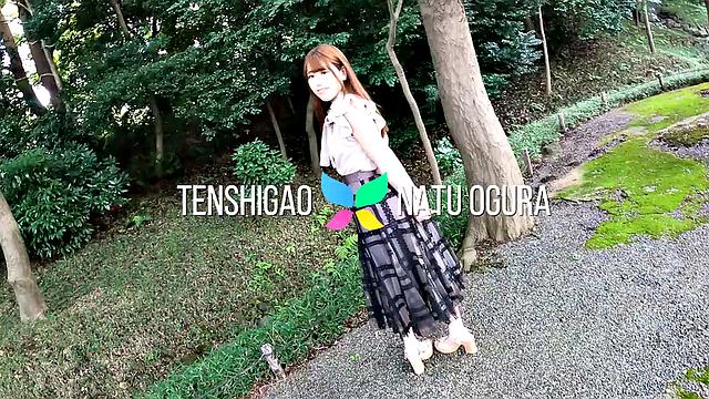 Natsu Ogura makes a video for her daddy to watch