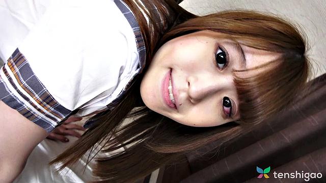 Natsu Ogura makes a video for her daddy to watch